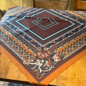 Stylish Elegant Brown and Orange Wrap.